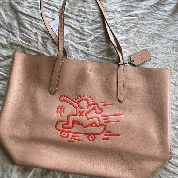 Coach Keith Haring limited edition leather skater tote - Picture 1 of 7